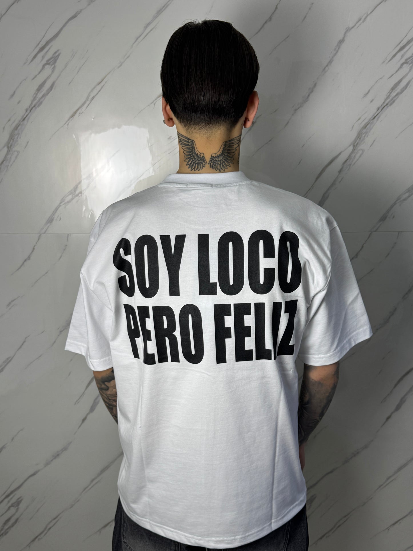 T-SHIRT SOY LOCO PERO FELIZ
