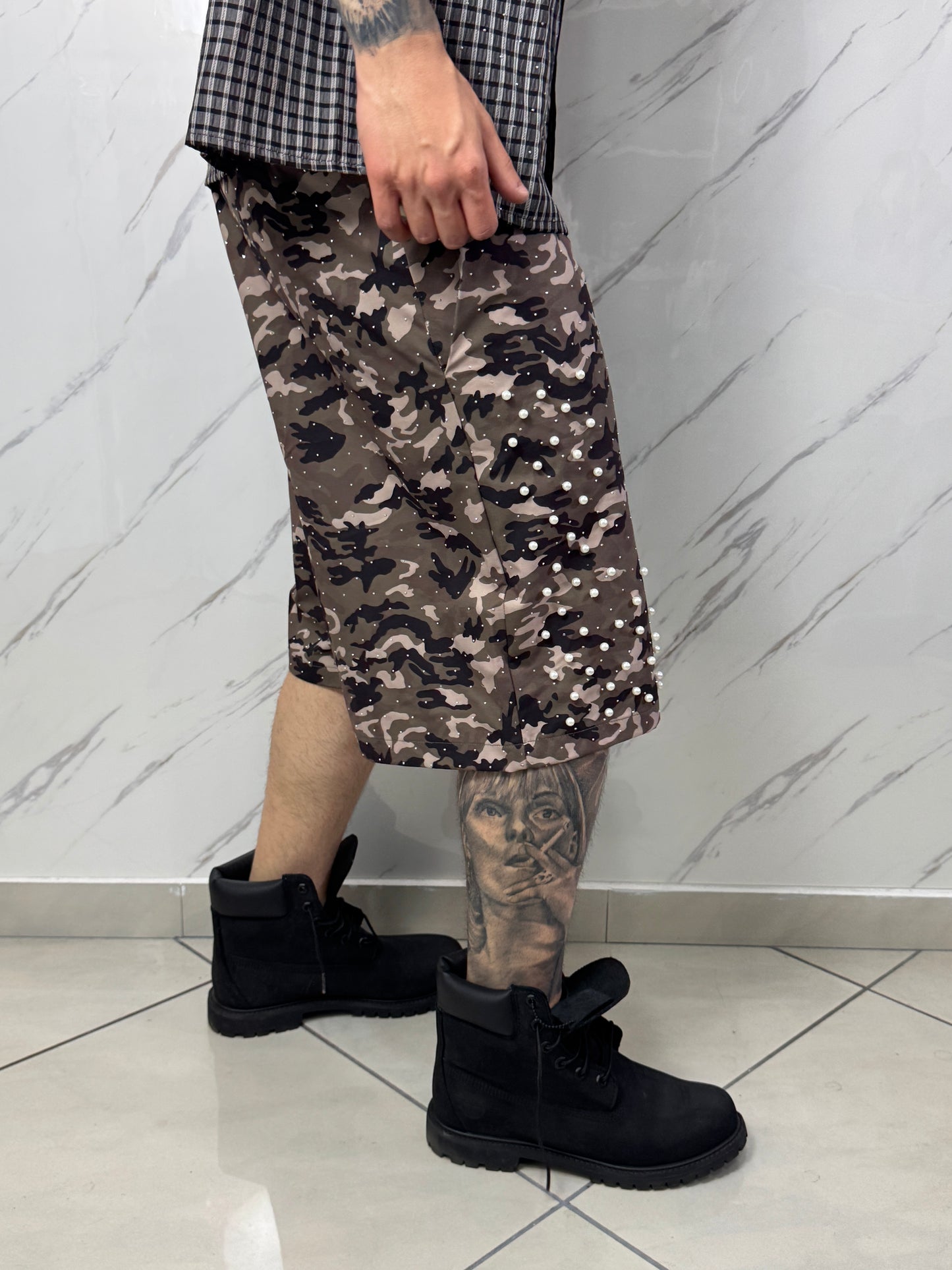 SHORTS MILITARY PEARLS