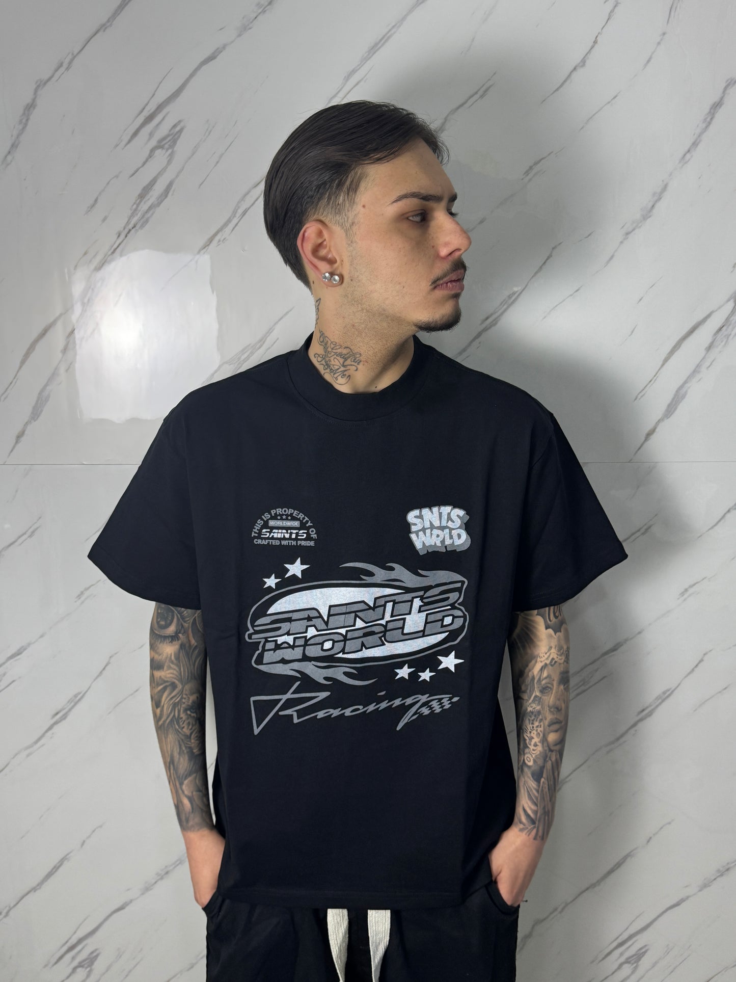 T-SHIRT SAINT BLACK