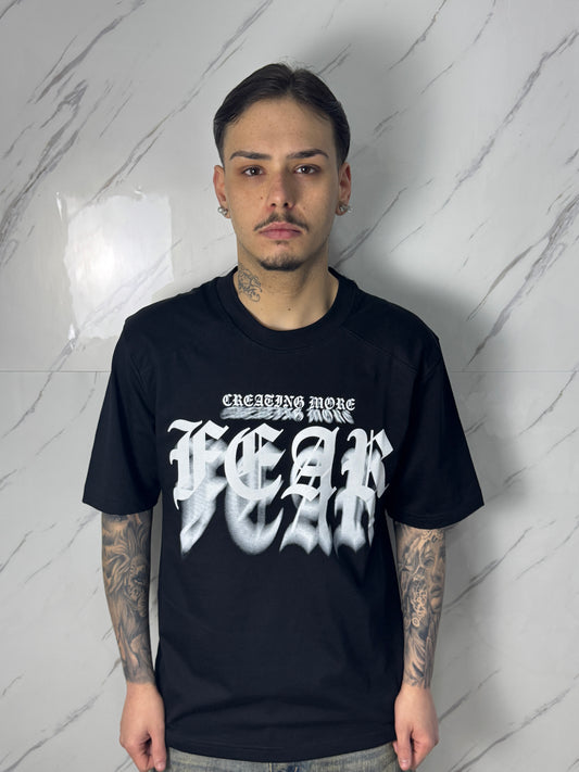 T-SHIRT FEAR BLACK